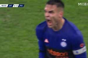  國米2分鐘2球2-2扳平！迪馬爾科傳中助攻，勞塔羅頭球攻門建功！