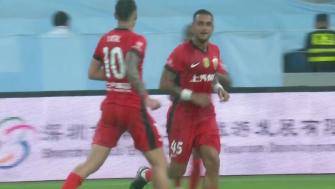莱昂纳多似传似射转进球门 海港2-1反超