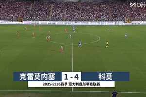 意甲-达库尼亚双响 科莫4-1克雷莫内塞进欧冠