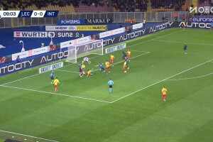 太可惜了！恩里克射門被萊切球員門線解圍