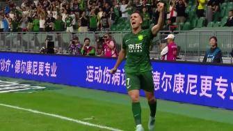 國安2-0領(lǐng)先！英博后防集體夢游，塞爾吉尼奧低射得手