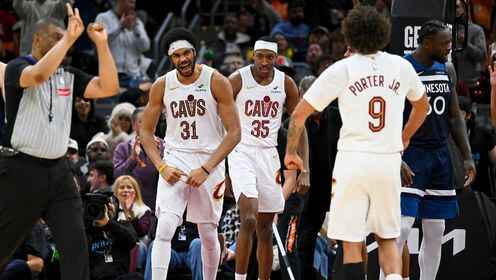 ??騎士5人得分20+主場(chǎng)復(fù)仇森林狼 米切爾28+8 愛(ài)德華茲25+5