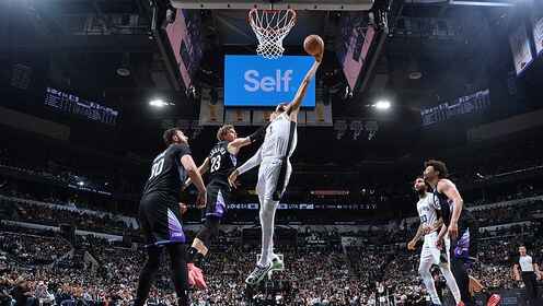 ??爵士終結馬刺8連勝 馬爾卡寧29分 喬治28+6 文班空砍32+7+5帽