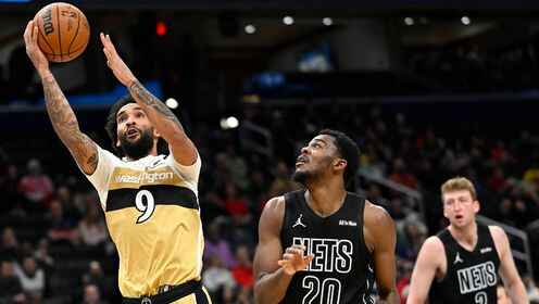 ??奇才送殘陣籃網(wǎng)3連敗 薩爾19+6+5帽 賈斯汀&middot;尚帕尼20+7