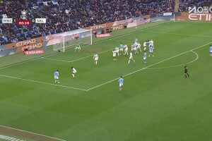 曼城首球！謝爾基傳中被撲，格伊門前補射破門！