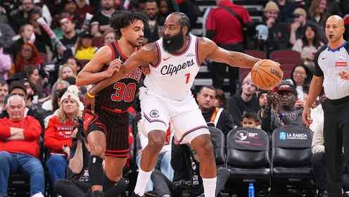 ??公牛7人上雙&25記三分終結快船6連勝 哈登25中9 科林斯23分