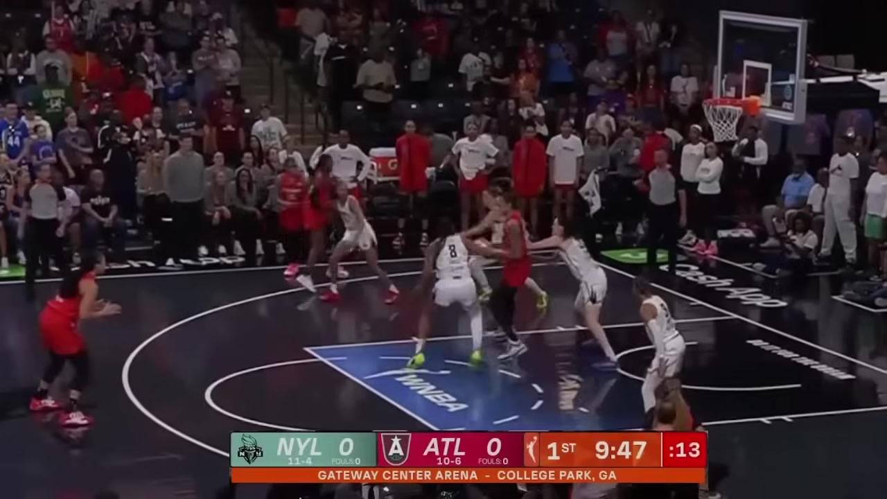 WNBA常規(guī)賽 紐約自由人  81 - 90  亞特蘭大夢想 全場集錦