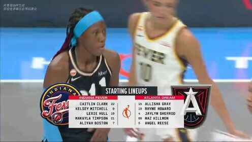  WNBA常规赛 印第安纳狂热 95 - 91 亚特兰大梦想