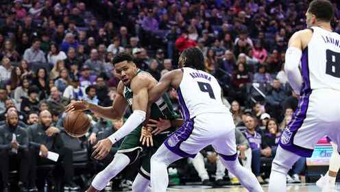 ??雄鹿拒逆轉(zhuǎn)送國王5連敗 字母哥37+11 小波特25+10 威少21+6