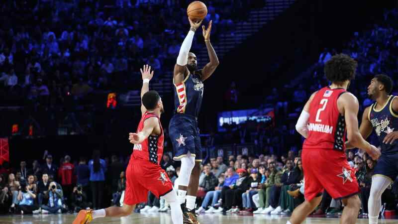 02月16日NBA全明星正賽冠軍賽 美國新星隊 - 美國星條隊 全場錄像