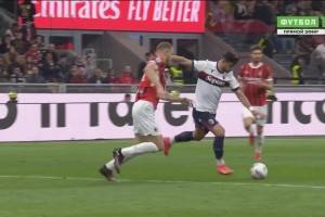  米蘭丟球！奧爾索里尼單挑帕夫洛維奇內(nèi)切勁射得手！