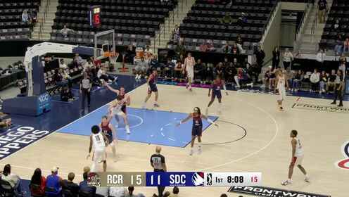 楊瀚森低位華麗轉(zhuǎn)身上籃命中