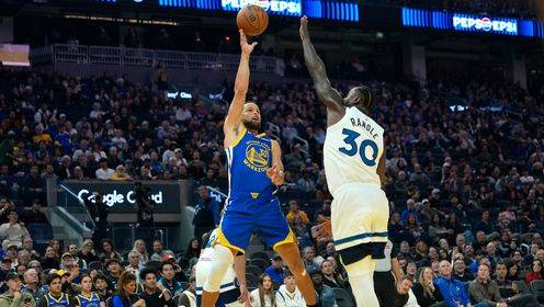 🏀库里复出空砍39分 勇士不敌无华狼 戈贝尔24+14 迪文关键三分