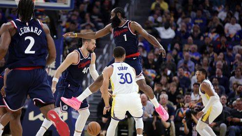 ??快船全場(chǎng)僅79分&不敵勇士 巴特勒21+5+5 哈登20分&下半場(chǎng)0分