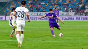 津門虎3-0領(lǐng)先三鎮(zhèn)！阿代米邊路爆破，哈達(dá)斯遠(yuǎn)射彈地破門