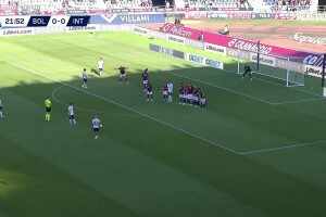 [进球视频] 圆月弯刀！迪马尔科任意球直接破门！国米客场1-0领先！