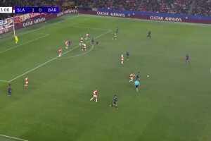 [进球视频]巴萨扳平比分！德容直塞送助攻，费尔明小角度劲射入网