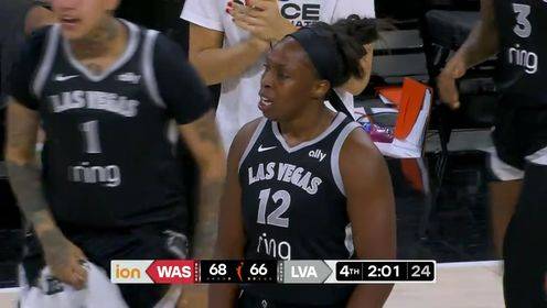 WNBA常规赛 华盛顿神秘人  72 - 75  拉斯维加斯王牌 全场集锦