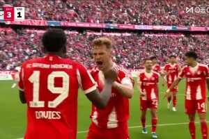  太恐怖了！拜仁連進3球！迪亞斯再送助攻，阿方索打門折射入網！