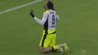  多特2-1再次領先！恩梅查禁區外遠射，皮球折射幸運入網！