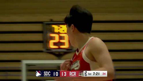 今天外線手感火熱！楊瀚森空位三分果斷出手一擊命中！