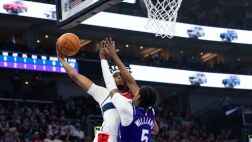 ??奇才7人上雙大勝殘陣爵士結束16連敗 里斯26+17 貝利19投15分