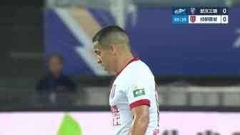 羅慕洛高空球凌空推射 郭嘉宇下地穩穩擋下