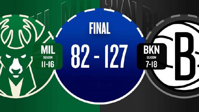 ??籃網9人上雙大勝雄鹿 特倫特20分 小凱文&middot;波特13中2