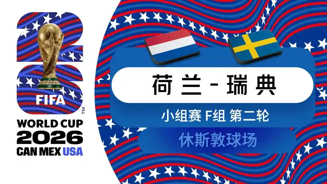  世界杯 第2轮 荷兰 5-1 瑞典