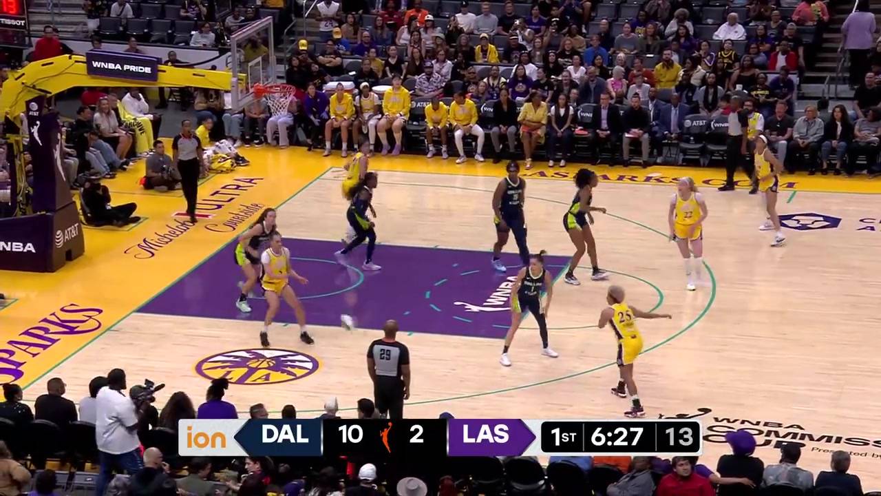  WNBA常规赛 达拉斯飞翼  72 - 81  洛杉矶火花 集锦