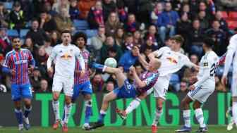 水晶宮0-0十人利茲聯 勒溫失點古德蒙德森染紅萊爾馬進球被吹