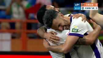  津門虎3-0領先玉昆！謝蒂內投桃報李 基萊斯單刀破門