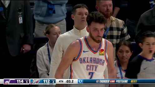 神劇情！馬爾卡寧補(bǔ)籃準(zhǔn)絕殺 SGA壓哨中投絕平力挽狂瀾