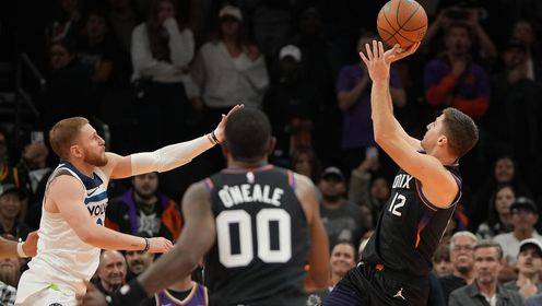 🏀吉莱斯皮绝杀太阳神奇逆转森林狼！华子空砍41分&失致命罚球