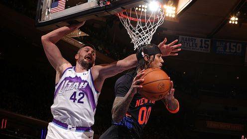 ??首節就失去懸念 尼克斯大勝爵士 布倫森33分 小麥7記三分