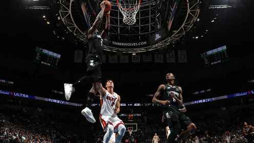 ??森林狼28分大勝熱火 愛德華茲26分 戈貝爾13+17 鮑威爾21分