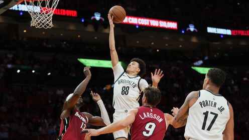 ??熱火送籃網10連敗 希羅25+5 韋爾16+11+5斷+7帽 小波特27+13