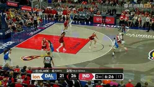  WNBA常规赛 达拉斯飞翼 87 - 98 印第安纳狂热