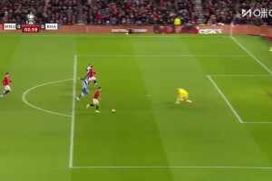  錯失夢幻開局！庫尼亞送直塞，達洛特單刀推射被撲出！