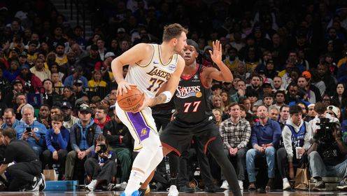 ?湖人勝76人回西部第2 東契奇buff拉滿 老詹收比賽 大帝21中4