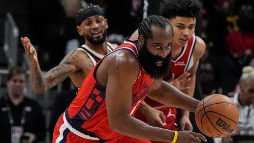 ??一個罰球都沒有！哈登打了全場最多的37分鐘 砍27分9助3斷