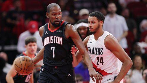 ??火箭3人20+大勝開拓者迎杯賽首勝！KD30+5 申京25+10+9