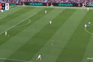 塞維再扳一球！索烏近距離頭球破門，加西亞無能為力