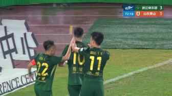 [进球视频]防守在哪里？托利奇晃开空档后爆射破门！浙江3-1泰山