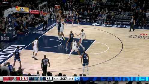  防守到位 楊瀚森高高躍起空中搶斷對手傳球