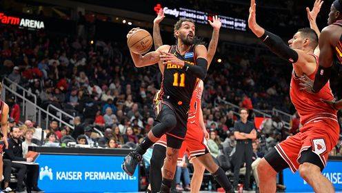 ??公牛9人上雙力擒老鷹 布澤利斯11中10 特雷&middot;楊35+9&失絕平球