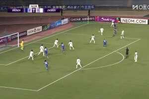 韓鵬飛沒頂?shù)角颍蛹^球破門完成雙響！蓉城1-3落后