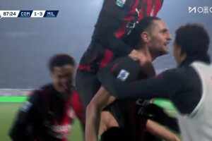  米蘭3-1殺死比賽！拉比奧特外圍遠射破門梅開二度！