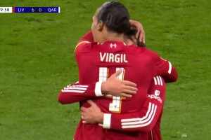 中后衛助攻戴帽！范戴克助攻基耶薩破門，利物浦6-0領先！