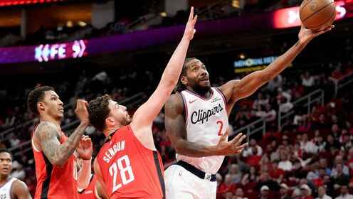 ??小卡27+12&末節(jié)19分中投絕殺助快船復(fù)仇火箭！ KD21+8+8失誤